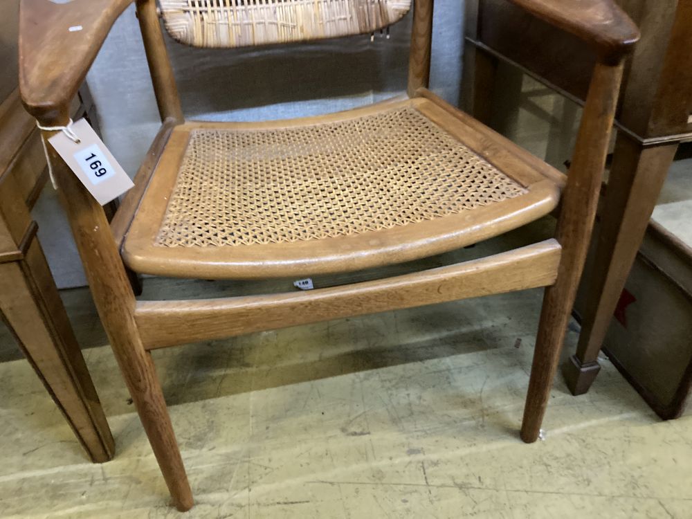 A Danish Sibast teak elbow chair